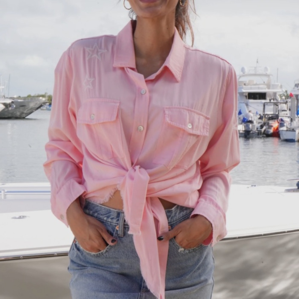 Moving Forward Design Star Button Up - image 1